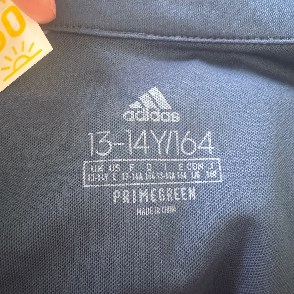Adidas Zip-Front Jacket Youth 13–14Y NWT | Black + Everyday Athlete Vibe - Picture 5 of 5